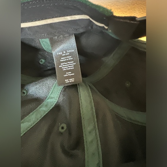 Rag and Bone forest green cap - Picture 5 of 5